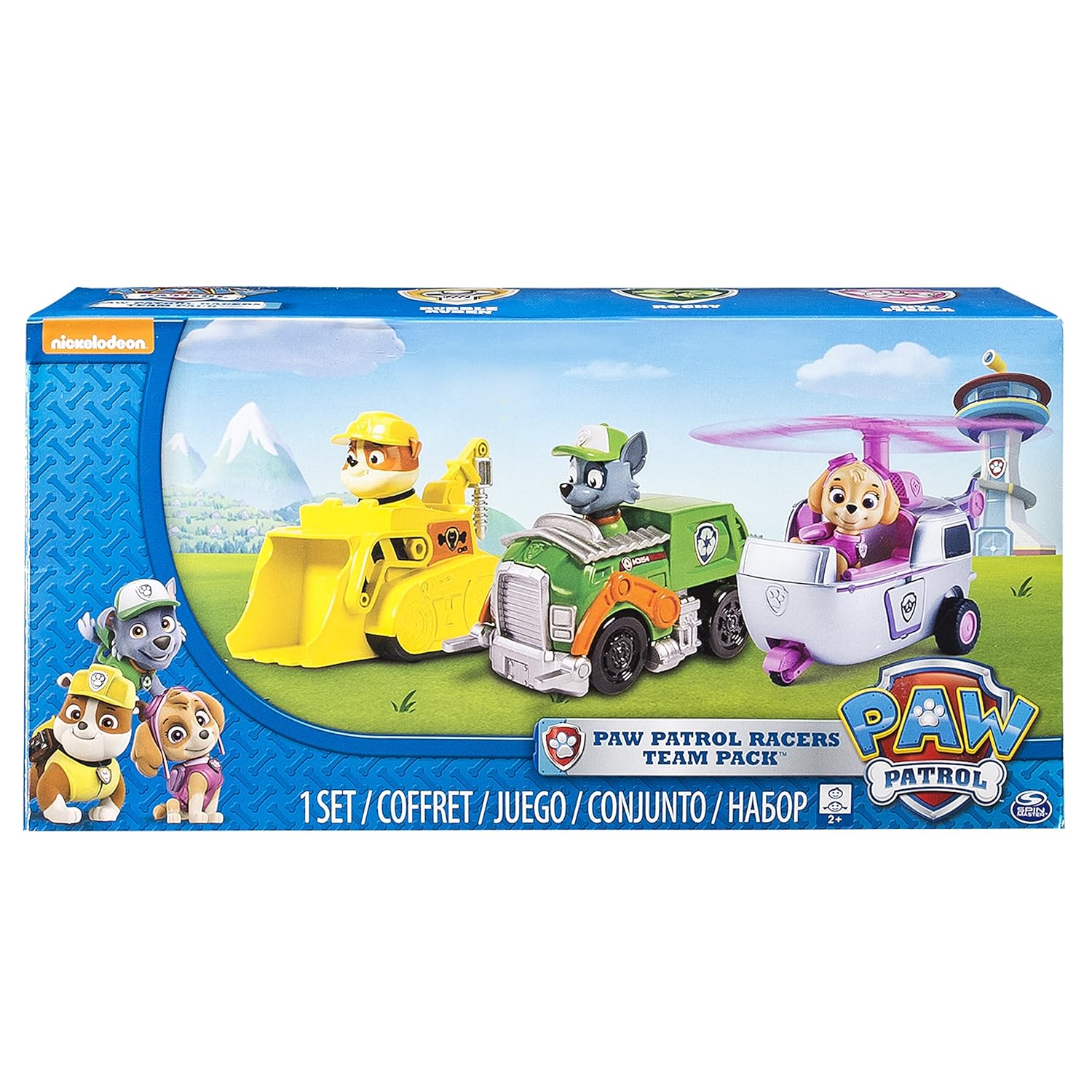 Paw Patrol 6026092 Racers 3Pack Vehicle Set Amazon.co.uk Toys & Games