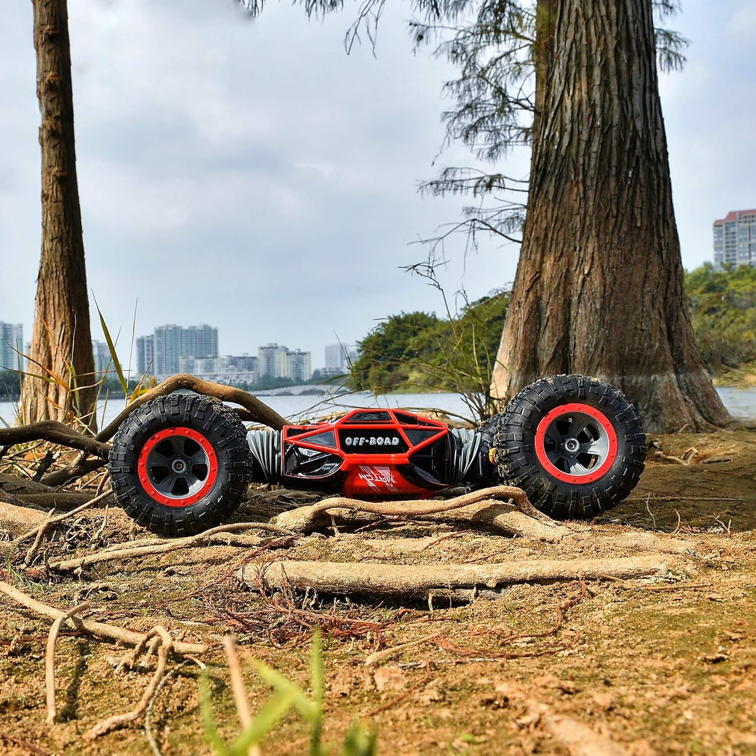 BEZGAR 15 Toy Grade1:14 Scale Remote Control Crawler, 4WD Transform 15 Km/h All Terrains Electric Toy Stunt Cars RC Monster Vehicle Truck Car with Rechargeable Batteries for Boys Kids Teens and Adults: Toys & Games