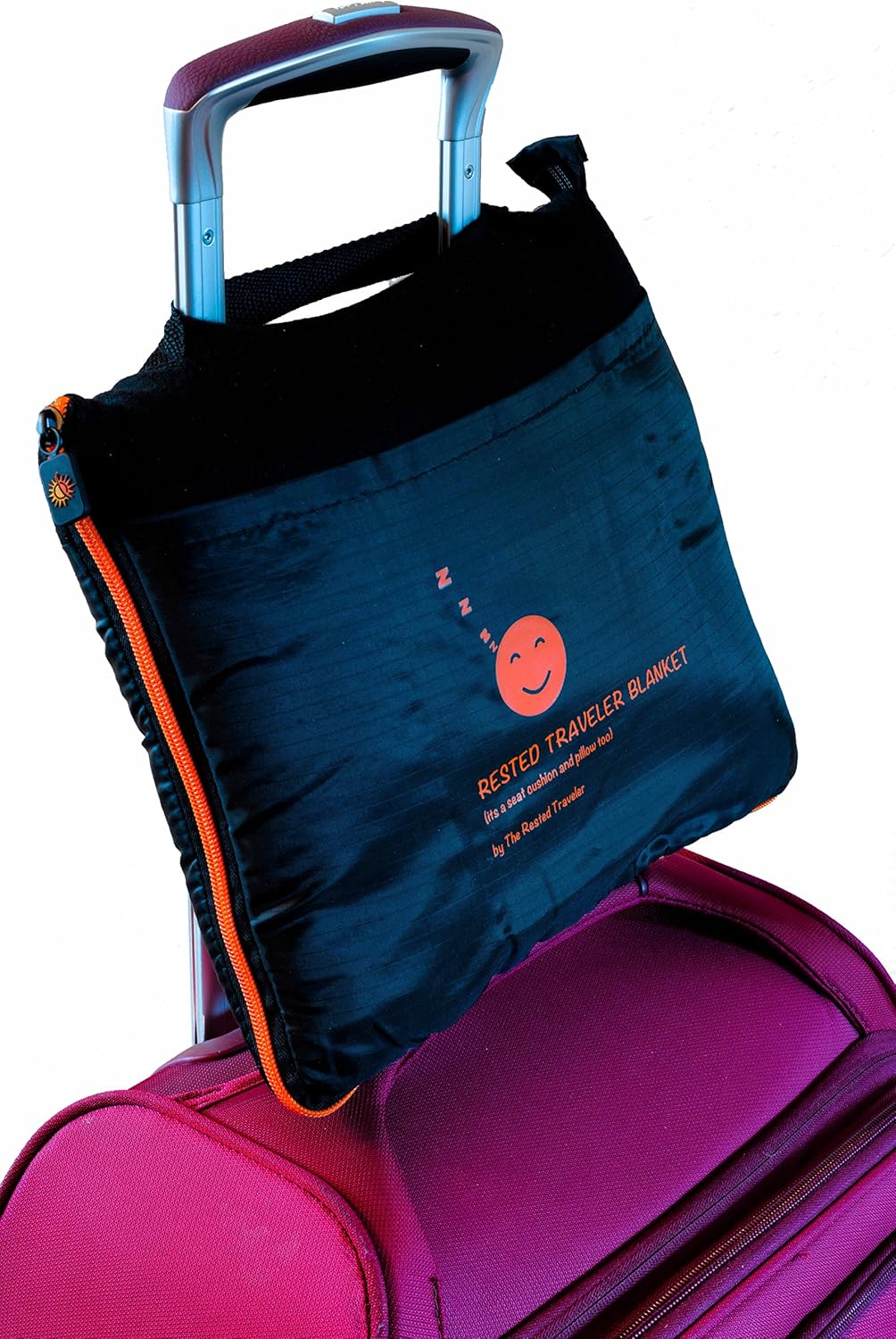 Compact Travel Blanket 2in1 Fleece Airplane Car Travel Pillow Lightweight Zip Up Sfhs Org