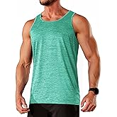 TACVASEN Men's Tank Tops Quick Dry Sleeveless Workout Muscle Shirt Athletic Bodybuilding Gym Performance Tee Shirts