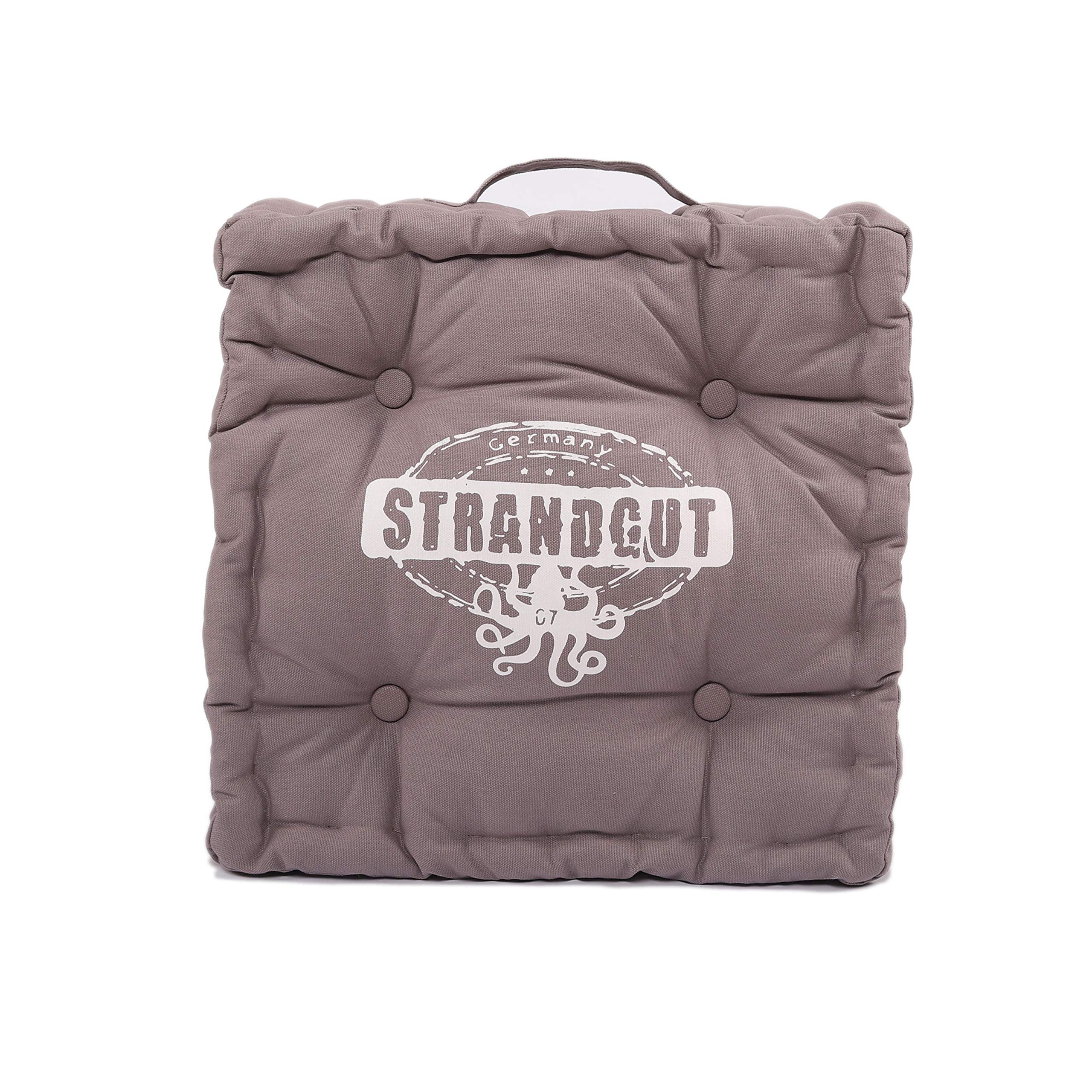 Strandgut07 Seat Cushion, 40 x 40cm, Beige