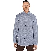 Johnston and Murphy Mens Printed Cotton Shirt