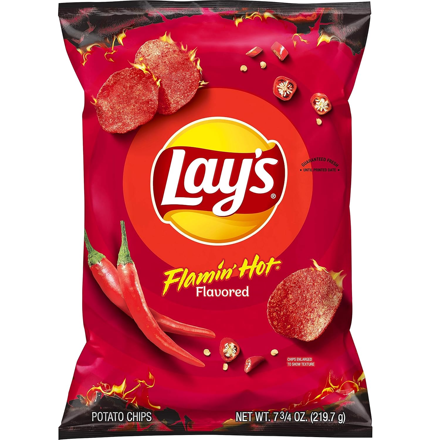 Lay's Flamin' Hot Flavored Potato Chips 