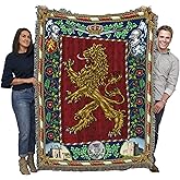 Pure Country Weavers Scottish Lion Blanket - Gift Fantasy Tapestry Throw Woven from Cotton - Made in The USA (72x54)