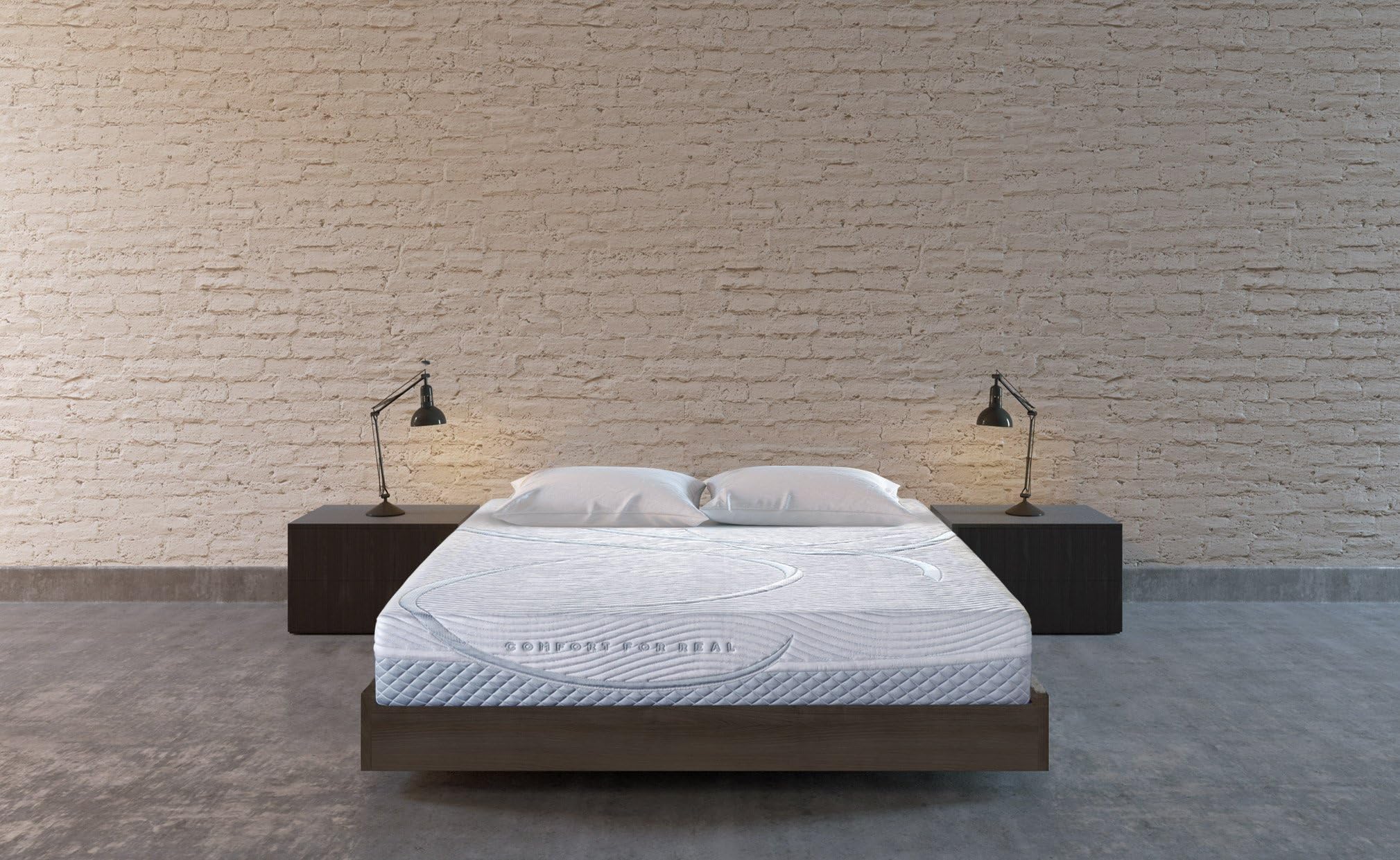 Restonic 12 inch Hybrid Gel Memory Foam Mattress Eastern King