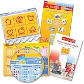 Beyond123 BambinoLUK Starter Pack - Screen-Free Early Learning Game Set | Self-Checking Matching Exercises Build Logic &amp; Focus, Preschool Kindergarten Homeschool &amp; Travel Activity