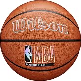 WILSON NBA Forge Plus Indoor/Outdoor Basketball - Brown, Size 7-29.5"