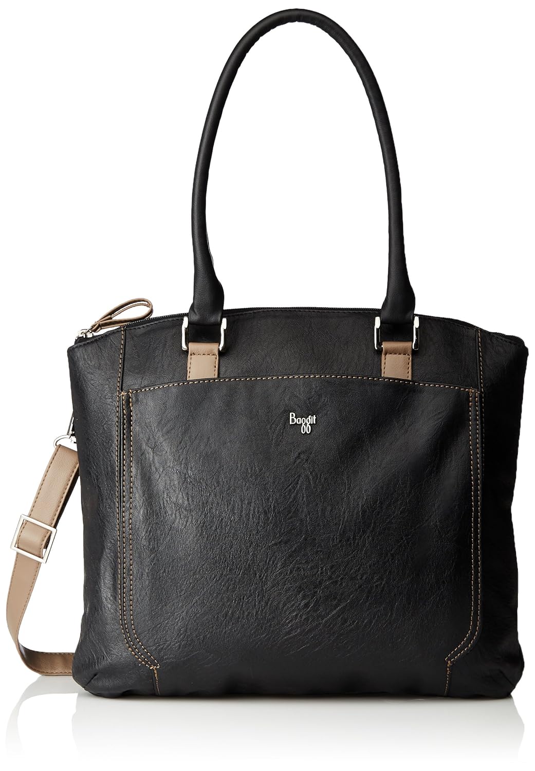baggit women's tote bag (black)