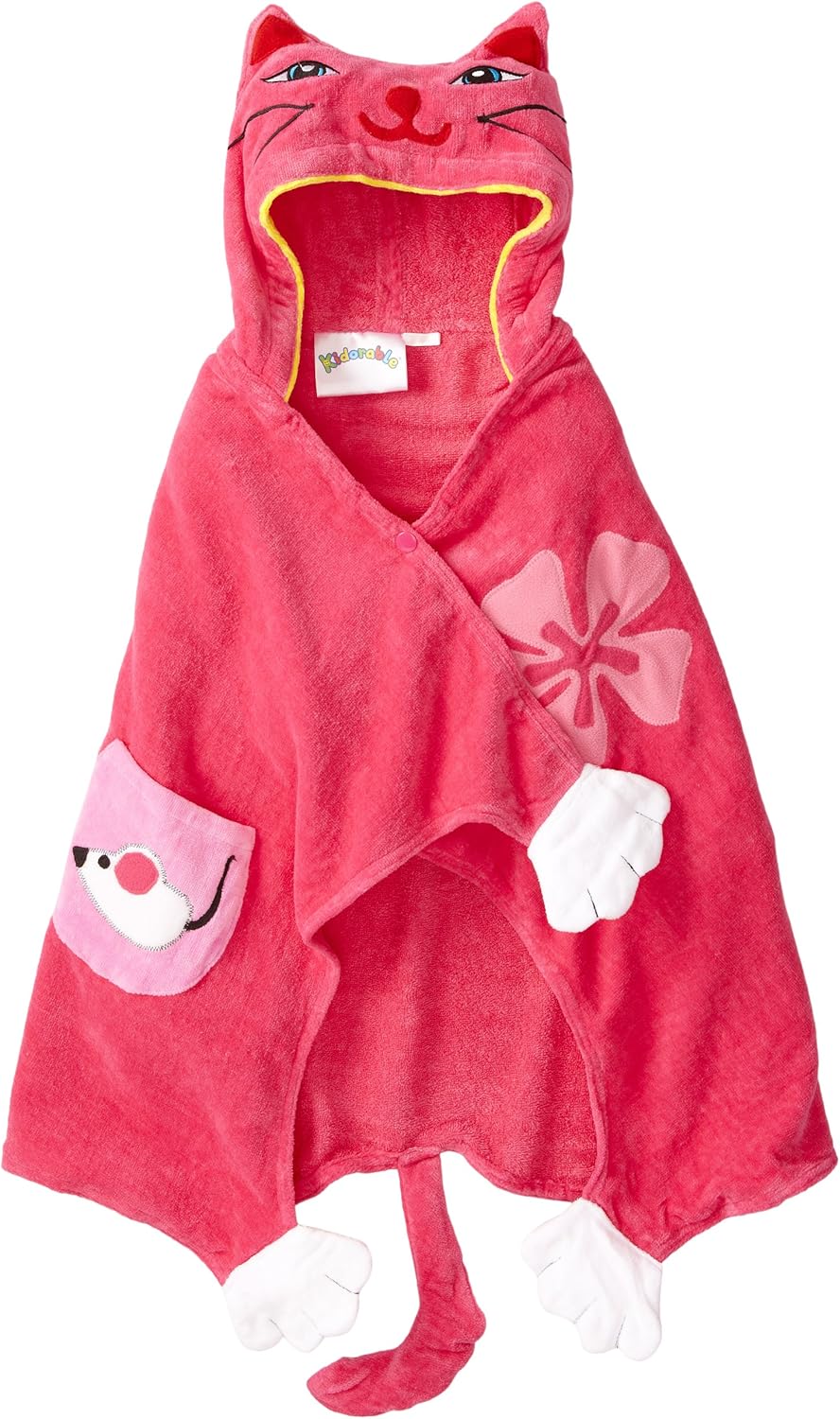 girls hooded towel