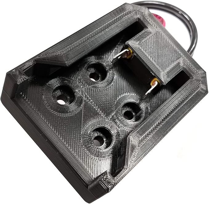 Milwaukee M18 Battery Power Mount Connector Adapter Dock Holder w 12 awg Wires Home