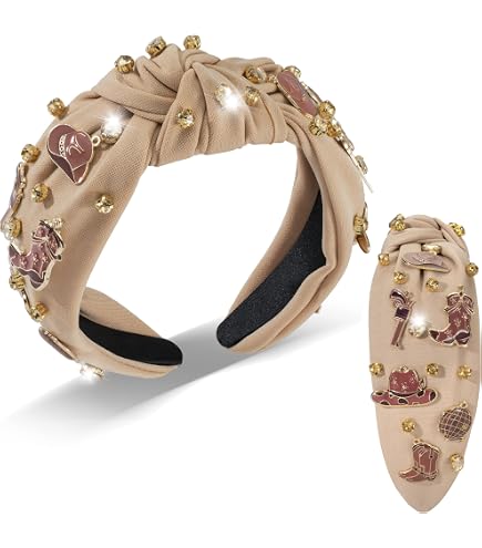 Amazon.com : mokkia Western Headbands for Women Jeweled  display picture 1