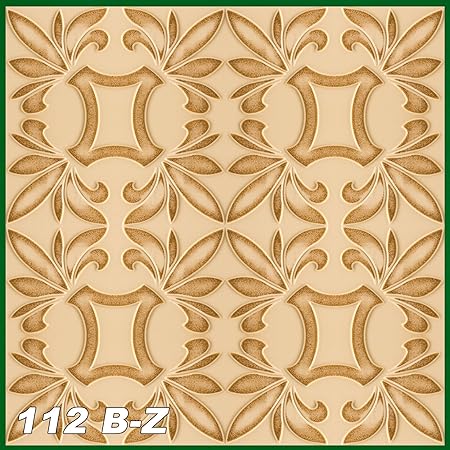 1 M2 Ceiling Tiles Retro Ceiling Design Beige Gold 50x50cm Nr 112