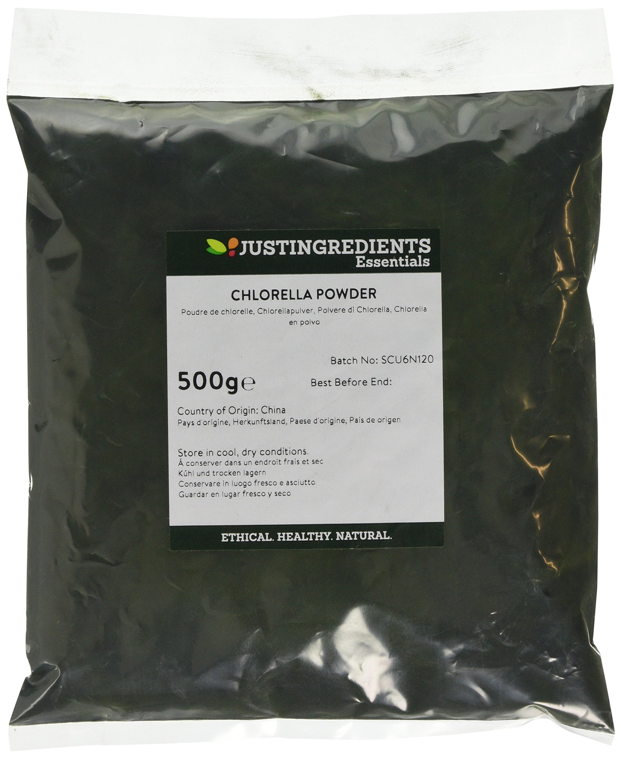 JustIngredients Essentials Chlorella Powder 500 g