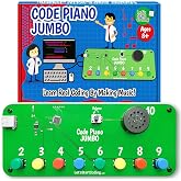 Code Piano Jumbo STEM Coding Toy for Kids 8-12+ and Teens. Learn Real C++ Coding Skills. Includes 20+ Online Projects in Typed Programming. Boys &amp; Girls Create Songs &amp; Sound Effects.
