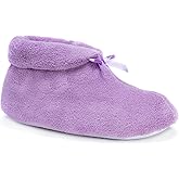MUK LUKS womens Micro Chenille Boot With Satin Bow