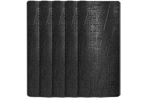 DALIX Silky Black Vertical Blind Texture Slats Sliding Door 82.5 Qty 5 Pack