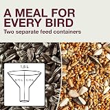 Swissinno Davos Bird Feeders Hanging Station Dual Chamber No Mess view 5