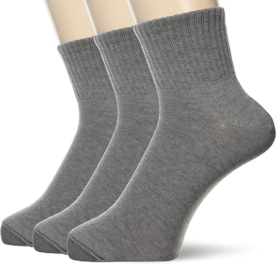 Amazon Co Jp グンゼ ソックス Bodywild ボディワイルド 靴下 ショート丈 つま先かかと補強 消臭 同色3足組 メンズ グレ 25 27 服 ファッション小物