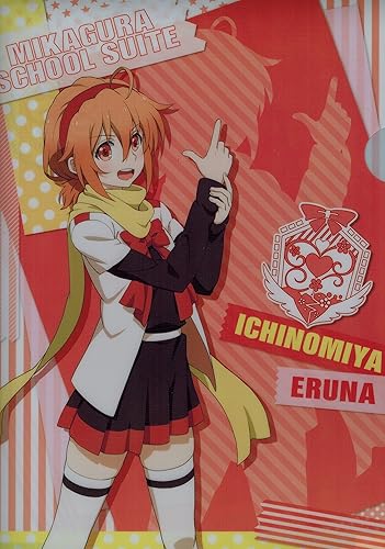 Amazon ミカグラ学園組曲 クリアファイル 私服 A 一宮 エルナ アニメ 萌えグッズ 通販