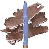 ALLEYOOP 11th Hour Waterproof Cream Eyeshadow Stick – Long-Lasting Eye Shadow Pencil & Eyeliner, Cream to Powder Stick & Highlighter – Smudge-Proof Eyeshadow Shimmer, Brown Shimmer