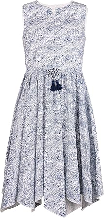 blue cotton sundress