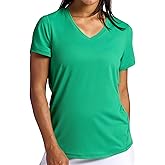 Head Womens Mesh V-Neck T-Shirt, Slim Fit, Stretch Lightweight Material