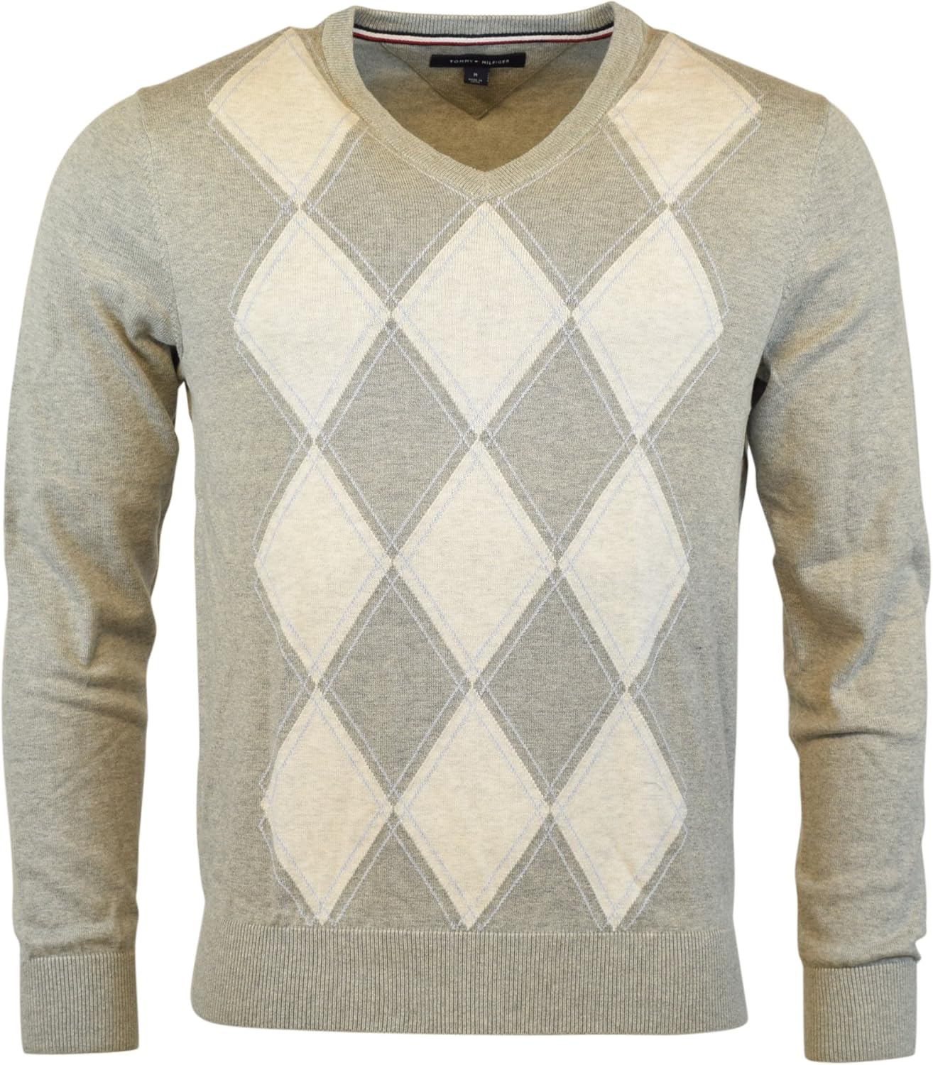 Tommy Hilfiger Mens Argyle Pullover Sweater Sweaters Men