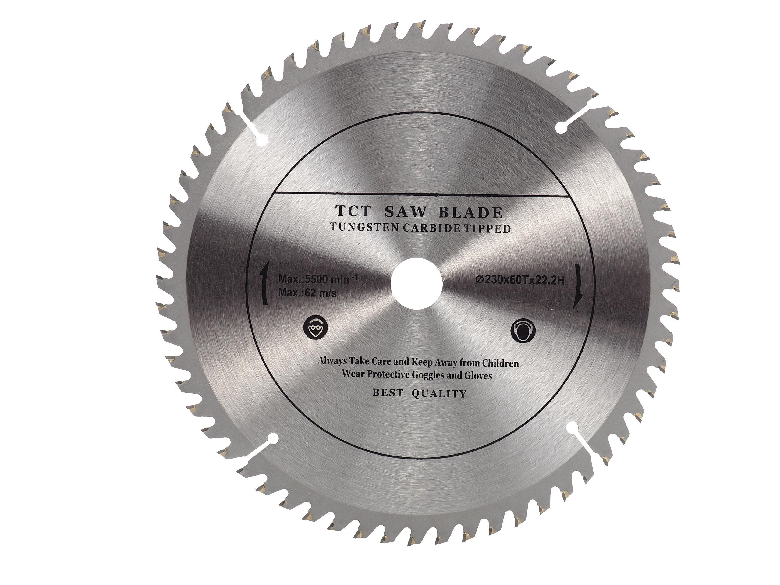 VOYTO Circular Saw Blade (Skill Saw) 230mm for Wood Cutting discs Circular 230mm x 22.23mm x 60 Teeth