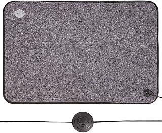 ONVAYA® Fuß-Heizmatte | Fußwärmer elektrisch | Heizteppich für den Fußboden | Fußheizung | Teppichheizung für Zuhause, Arbeitsplatz & Wohnwagen | 40 x 60 cm | 85 Watt