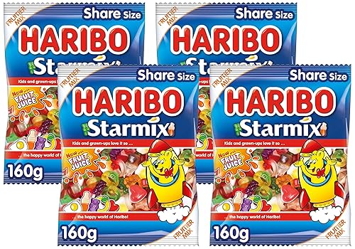 Haribo Starmix Pack, 160g (Pack of 4)
