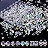 600 Pcs Glass Beads for Jewelry Making, Assorted