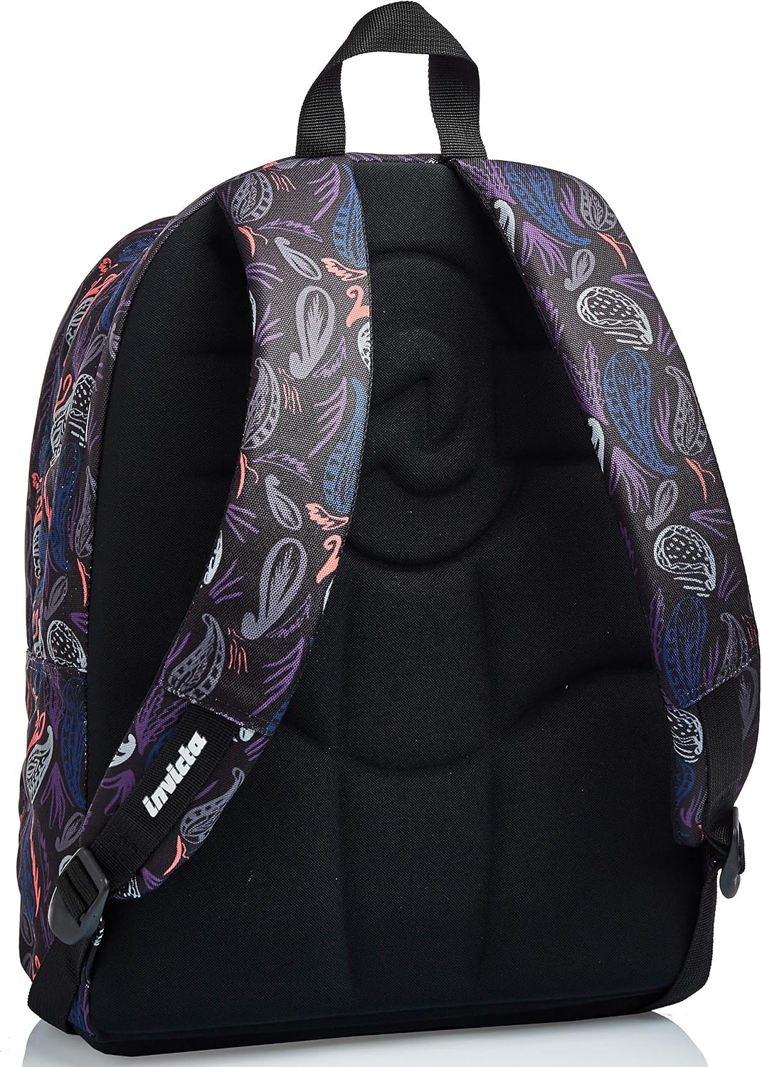 Invicta Backpack, Format PAISLEY Knapsack Book Bag, One Size for Teen Girls&Boys, Large Capacity - Image 4