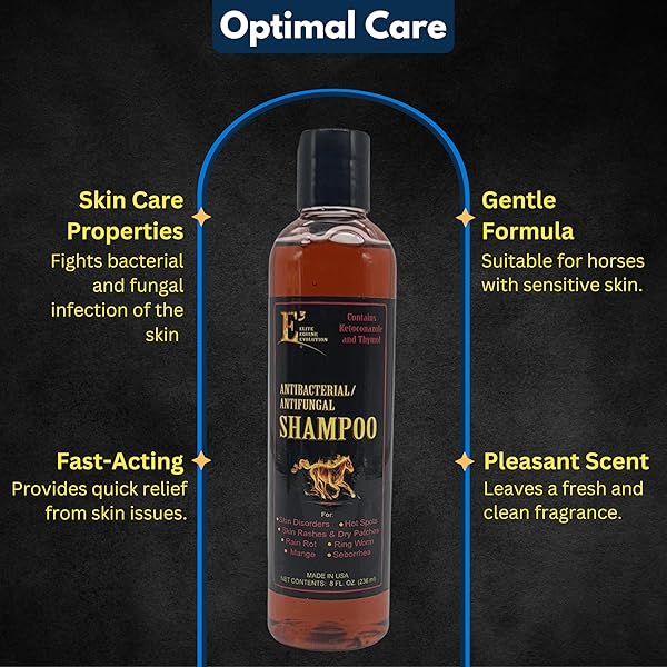 E3 SKINCARE SHAMPOO 8OZ – GENTLE AND NOURISHING FORMULA FOR DOGS AND CATS, PROMOTES HEALTHY SKIN AND COAT, IDEAL FOR SENSITIVE SKIN, NATURAL INGREDIENTS, VET APPROVED, EASY APPLICATION