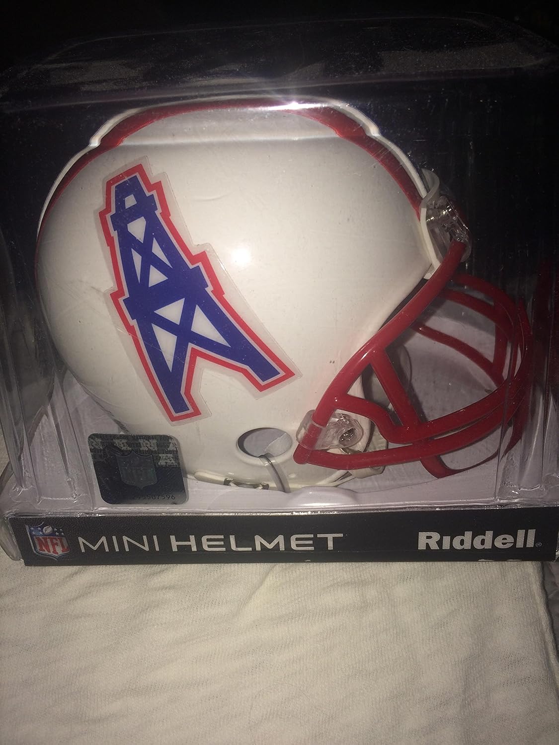 Riddell Tennessee Titans/Houston Oilers Mini Replica Throwback Helmet