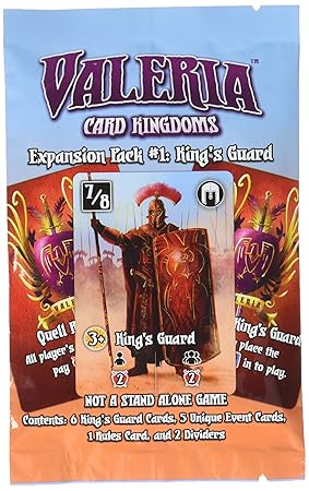 Daily Magic Games Valeria Card Kingdoms Expansion Pack #1: Kings Guard Board Games