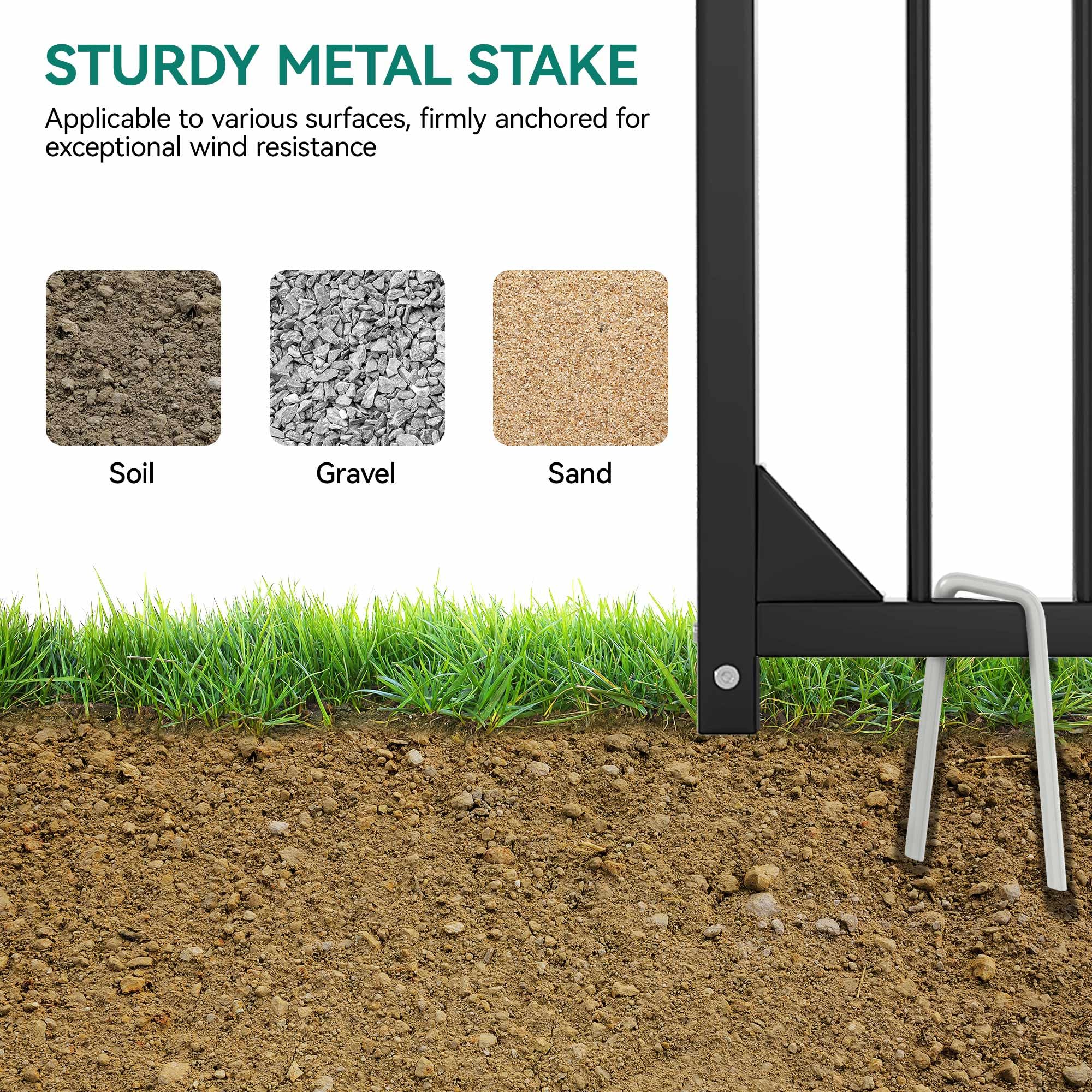 Photo 1 of YITAHOME Large Outdoor Dog Kennel with Rotating Feeder Bowls, 7.8'L x 3.9'W x 5.4'H Dog Pens Outside with Roof, Heavy Duty Dog Cage for Medium Large Dogs