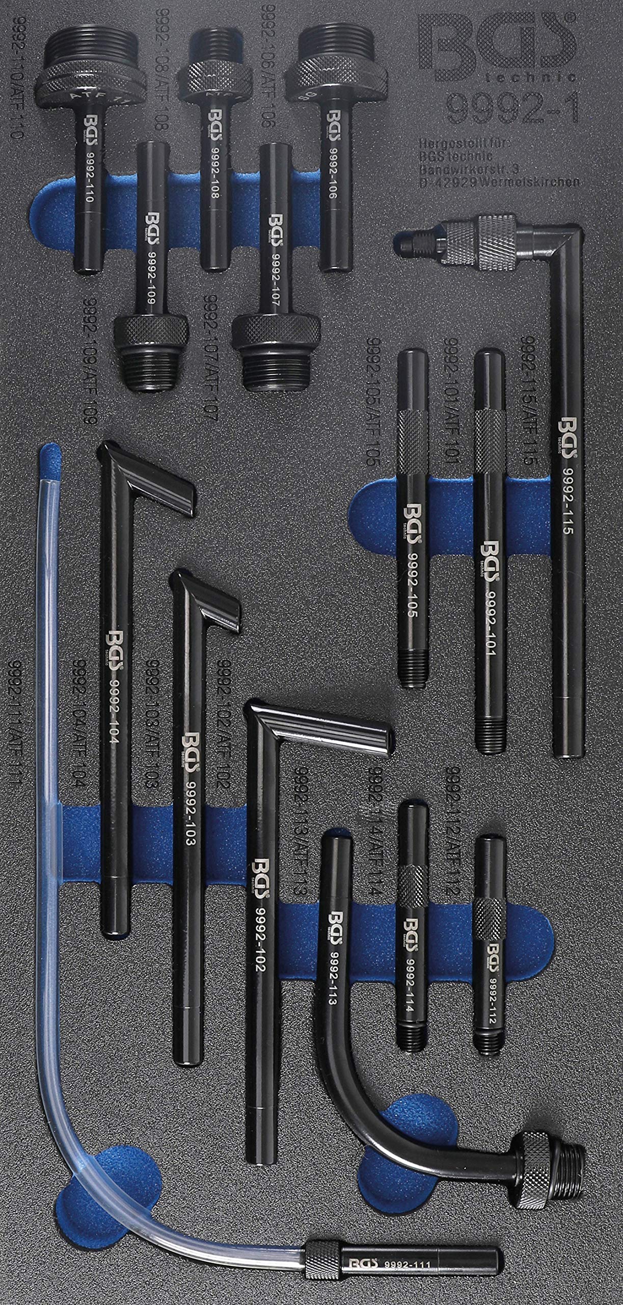 BGS 9992-1 | Transmission Filling Adaptor Set | 15 pcs.