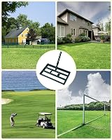 Signstek Lawn Leveling Rake 43x25 cm Levelawn Tool with Adjustable Stainless view 6