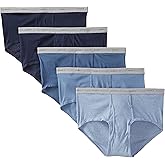 Hanes mens 5-pack Big Mid-rise Waistband Briefs