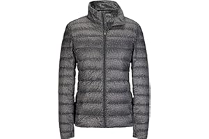 wantdo Women's Packable Ultra Light Weight Short Down Jacket