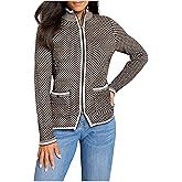 NIC+Zoe Womens Brick Stitch Knit Jacket