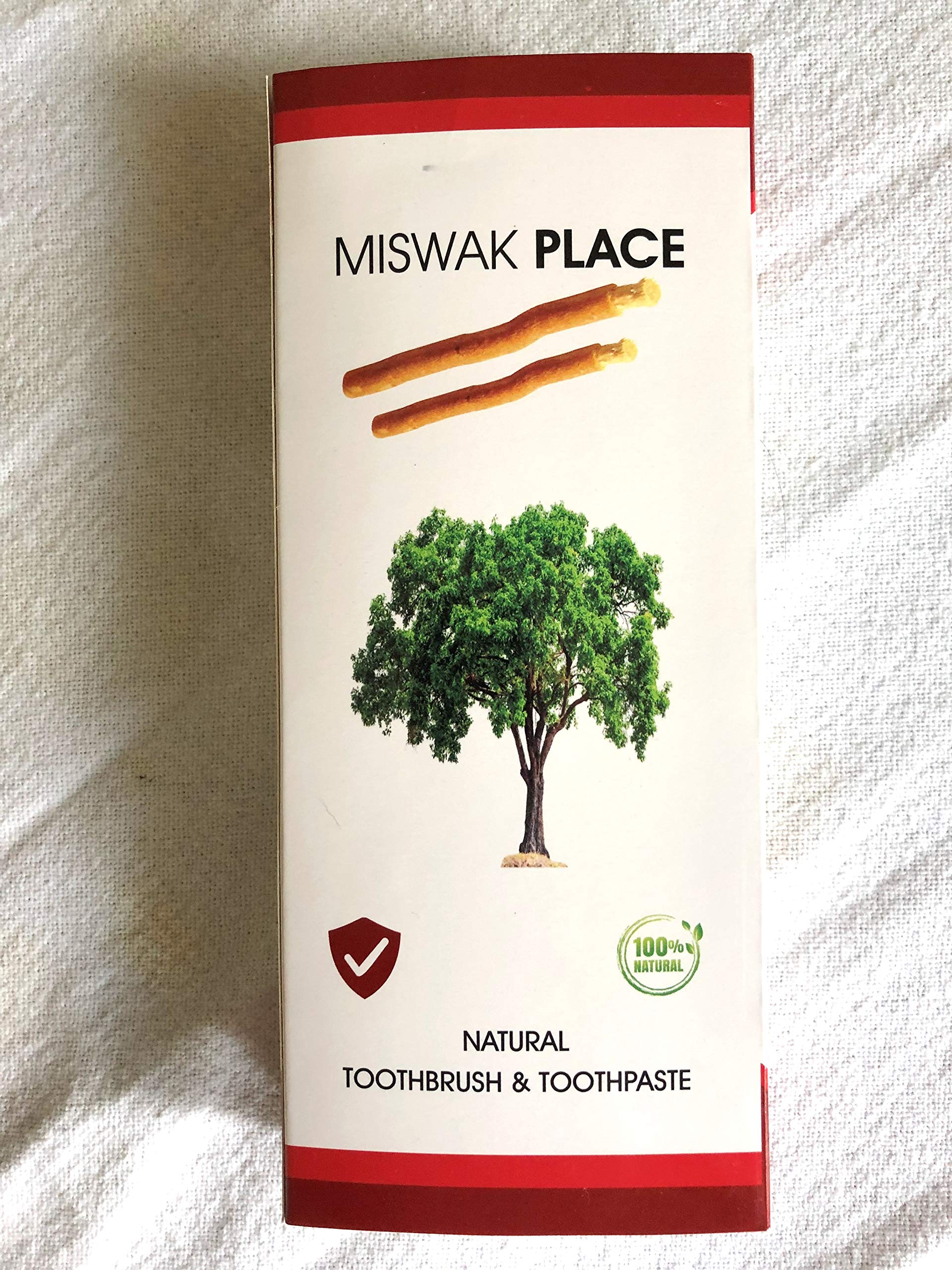 Quality MISWAK - 2 Sticks with 2 Miswak Holders - Natural Tooth Brush