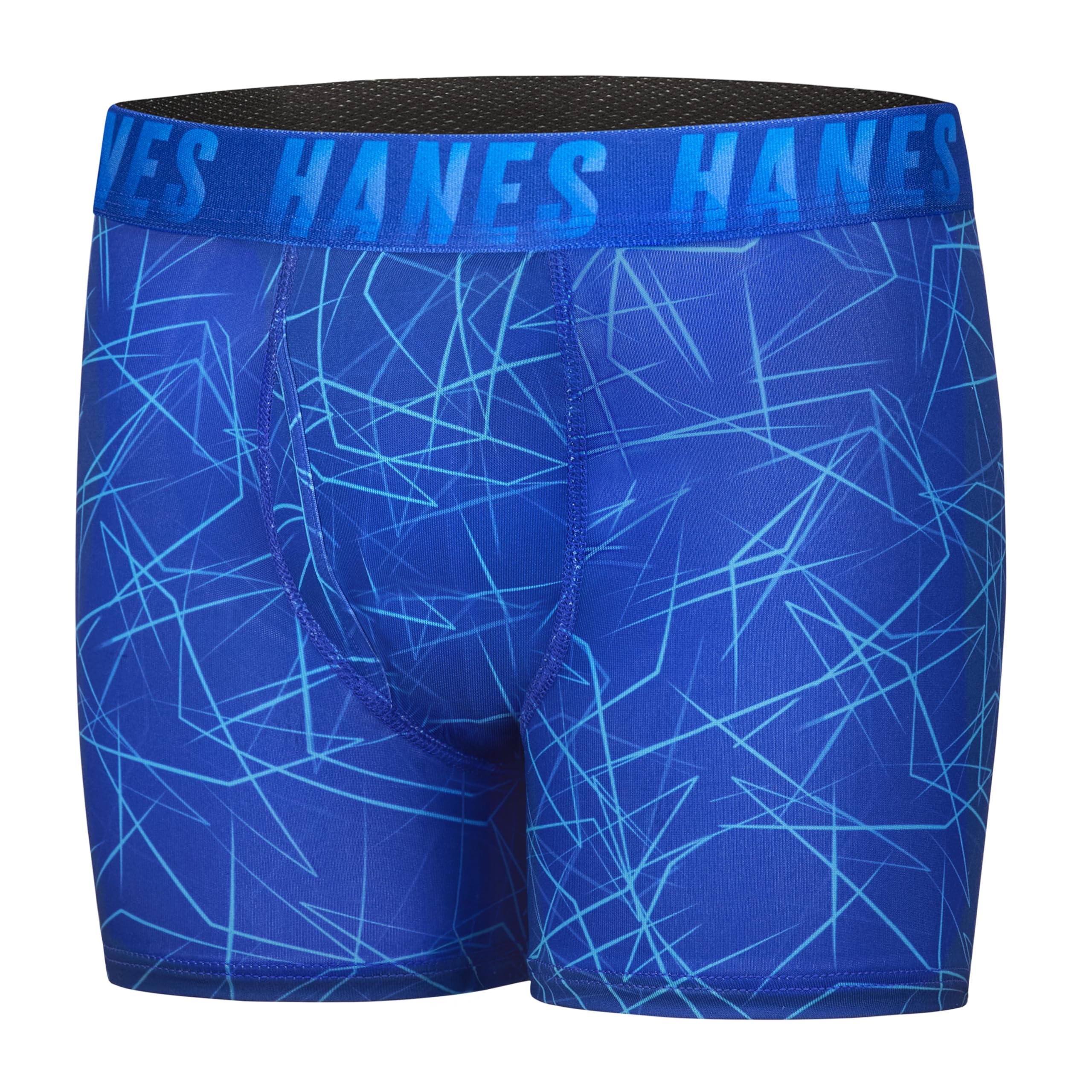 Hanes Moves Breathable Underwear, Performance Stretch Boxer Briefs for Boys, Moisture-Wicking, 6-pk