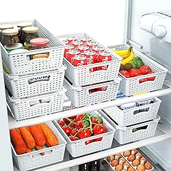Simple Houseware Plastic Stackable Storage Basket