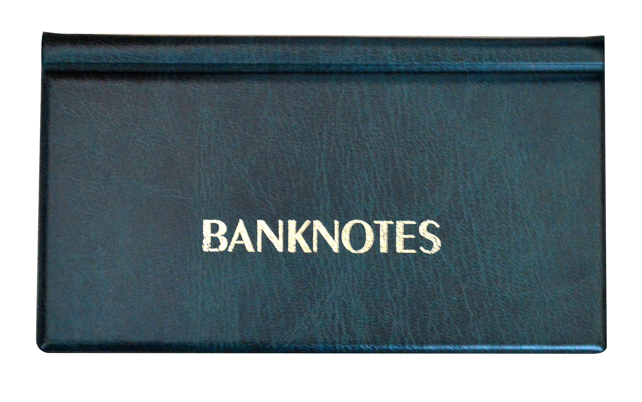 COLLECTOR ALBUM FOR BANKNOTES NOTES Banknote Album with 20 pages 8x17cm (Green)