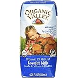 Organic Valley Organic 1% Lowfat Single Serve Milk, 8-Ounce Aseptic ...