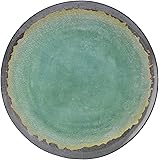 Merritt Natural Elements 11-inch Melamine Dinner Plate, Turquoise