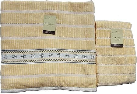 Amazon Com Sonoma Decorative Bath Towels Hand Towel Home Kitchen