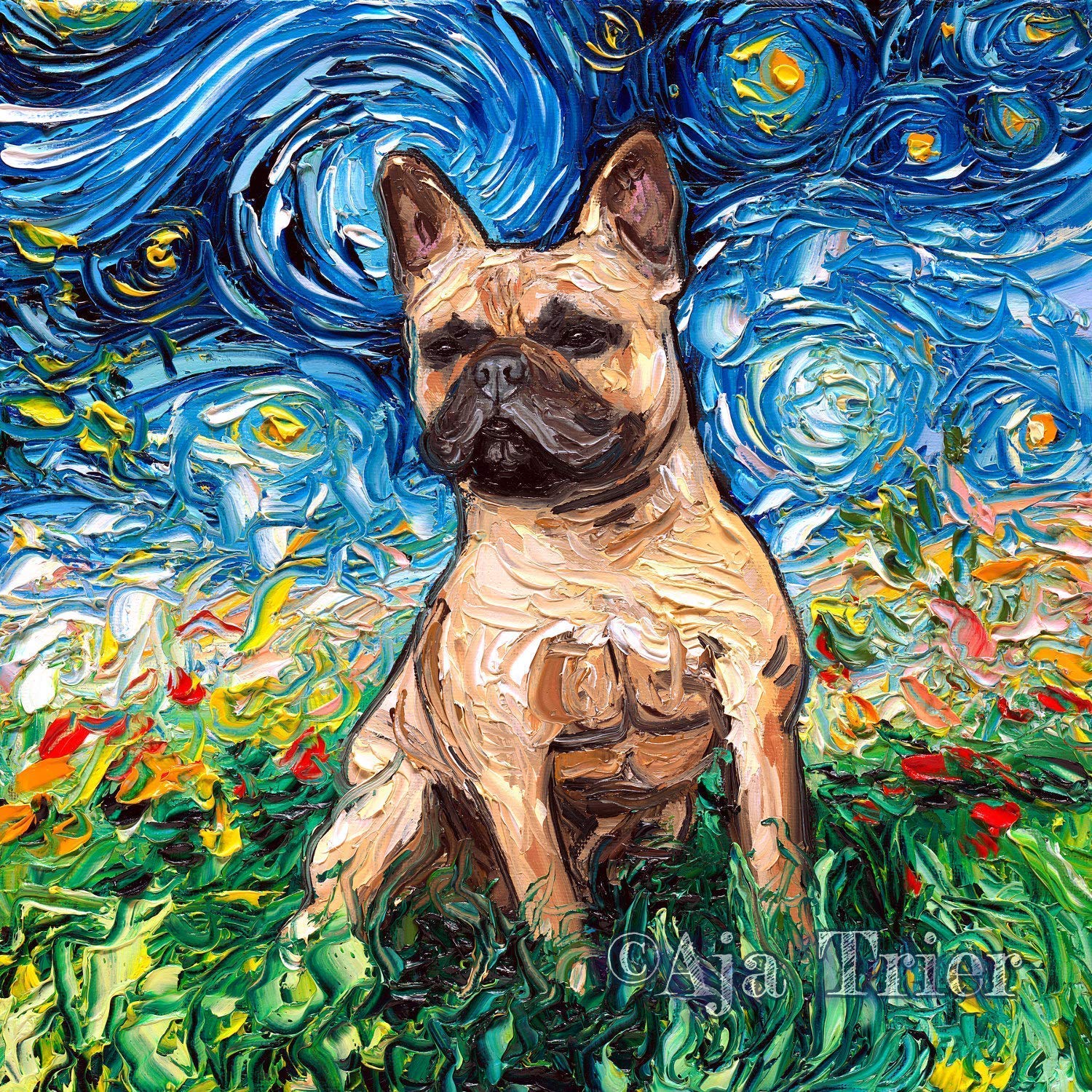 french bulldog artwork