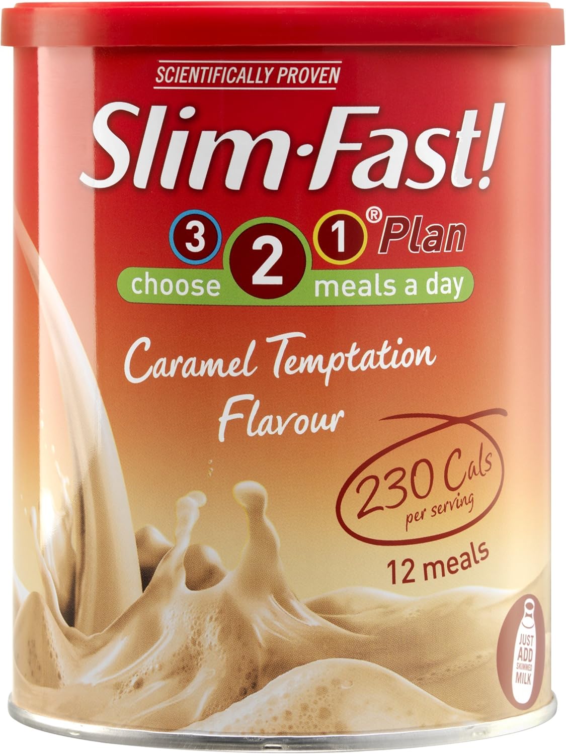 SlimFast SlimFast Powder Tin Caramel Supplement, 438 g Amazon.co.uk